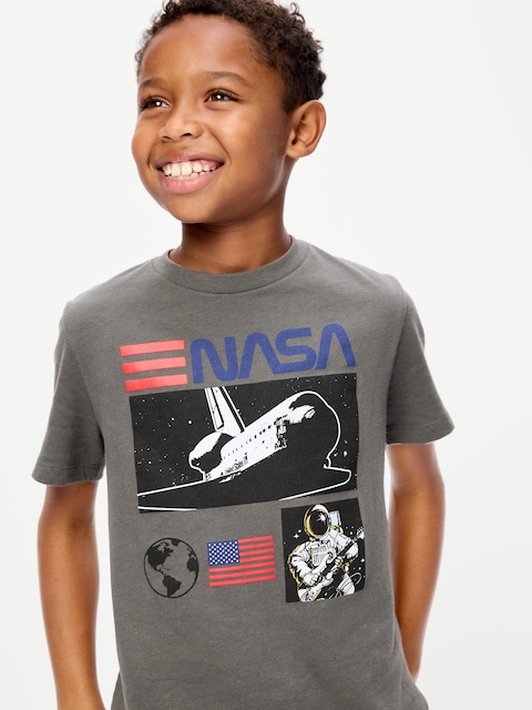NASA Gender-Neutral Graphic T-Shirt for Kids