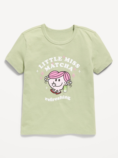 Little Miss™ Matcha Graphic T-Shirt for Girls