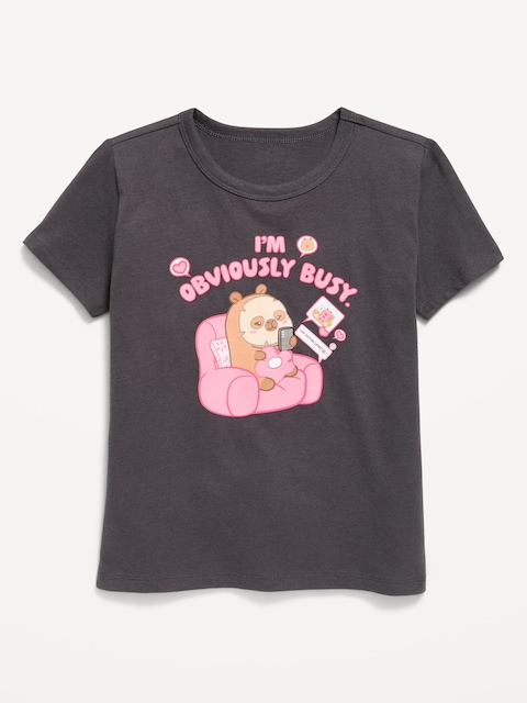 CapyFun™ Graphic T-Shirt for Girls