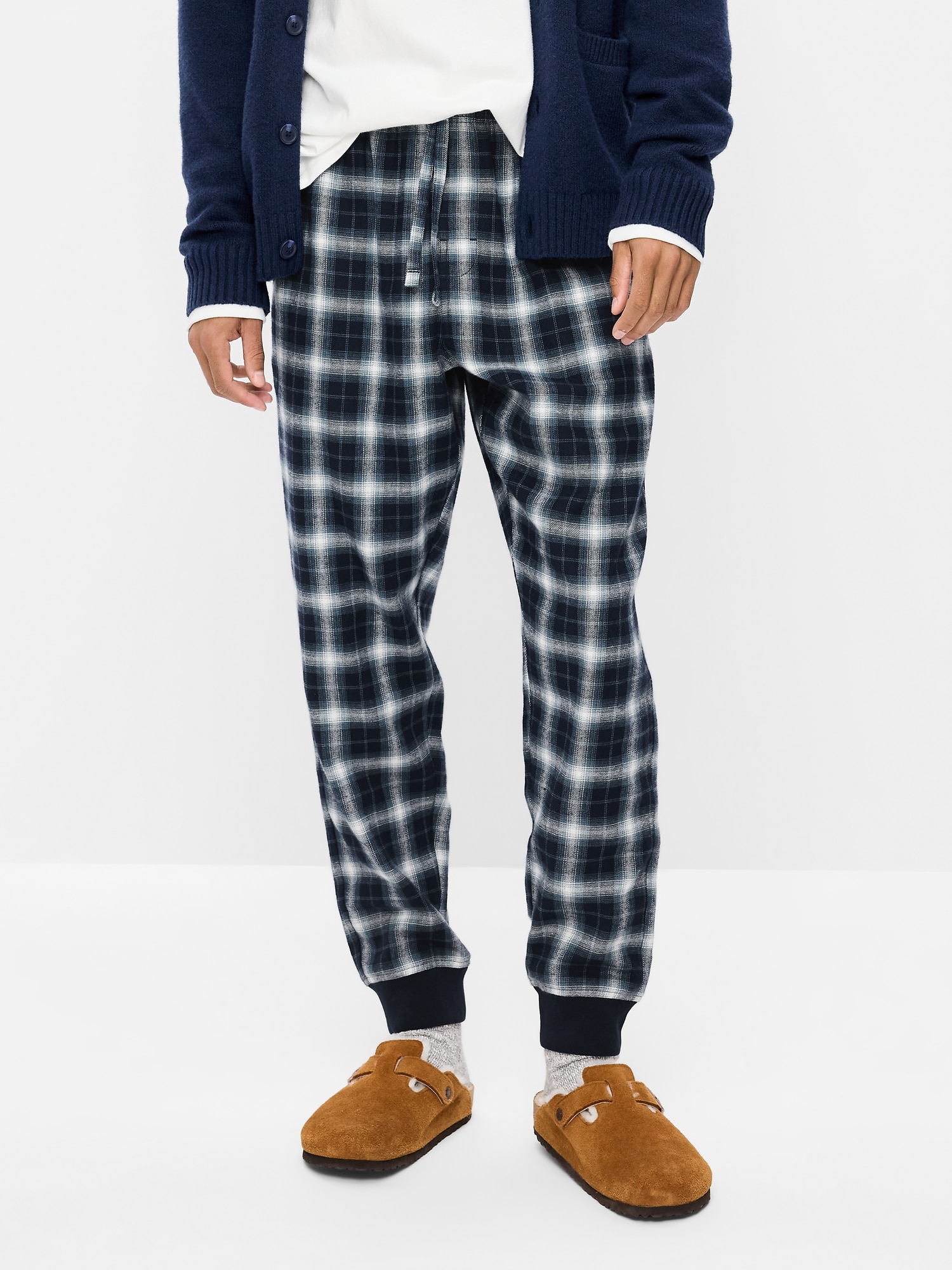 Пижамные брюки для мужчин, фланель — Old Navy, цвет: Синий