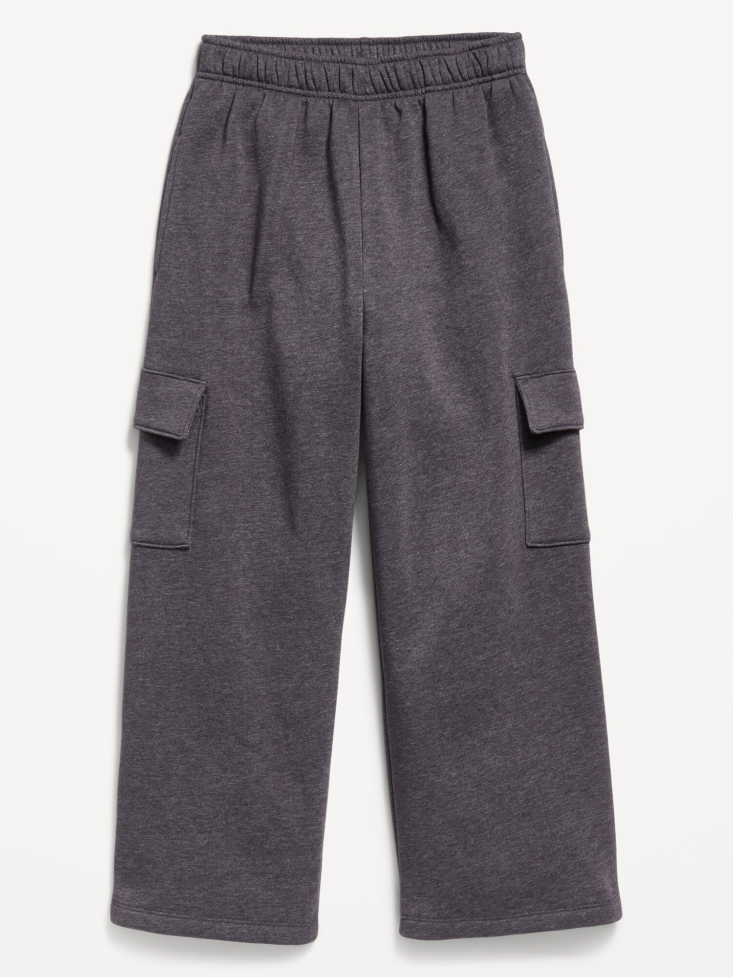 Брюки Old Navy Mid-Rise Baggy Wide-Leg Sweatpants для девочек, цвет: Чёрный — фото 2