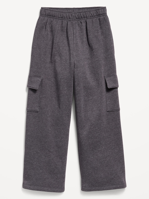 Super Baggy Wide-Leg Cargo Sweatpants for Girls
