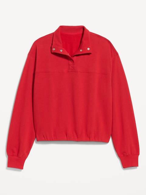 SoComfy Funnel-Neck Sweatshirt