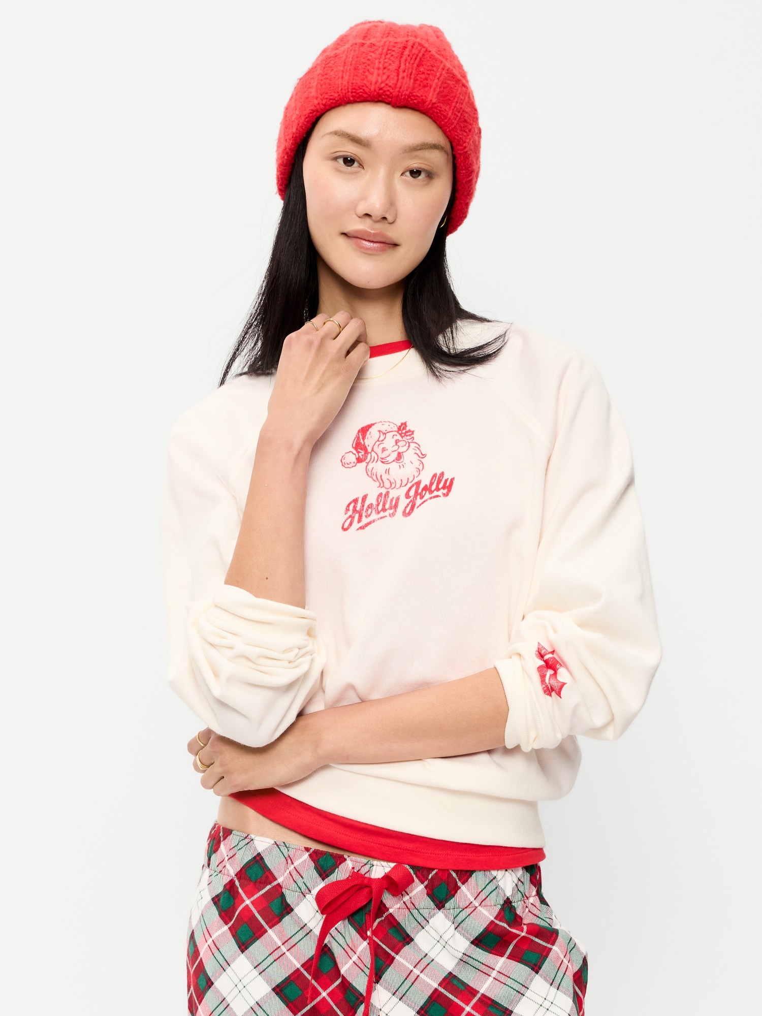Oversized Raglan Sweatshirt