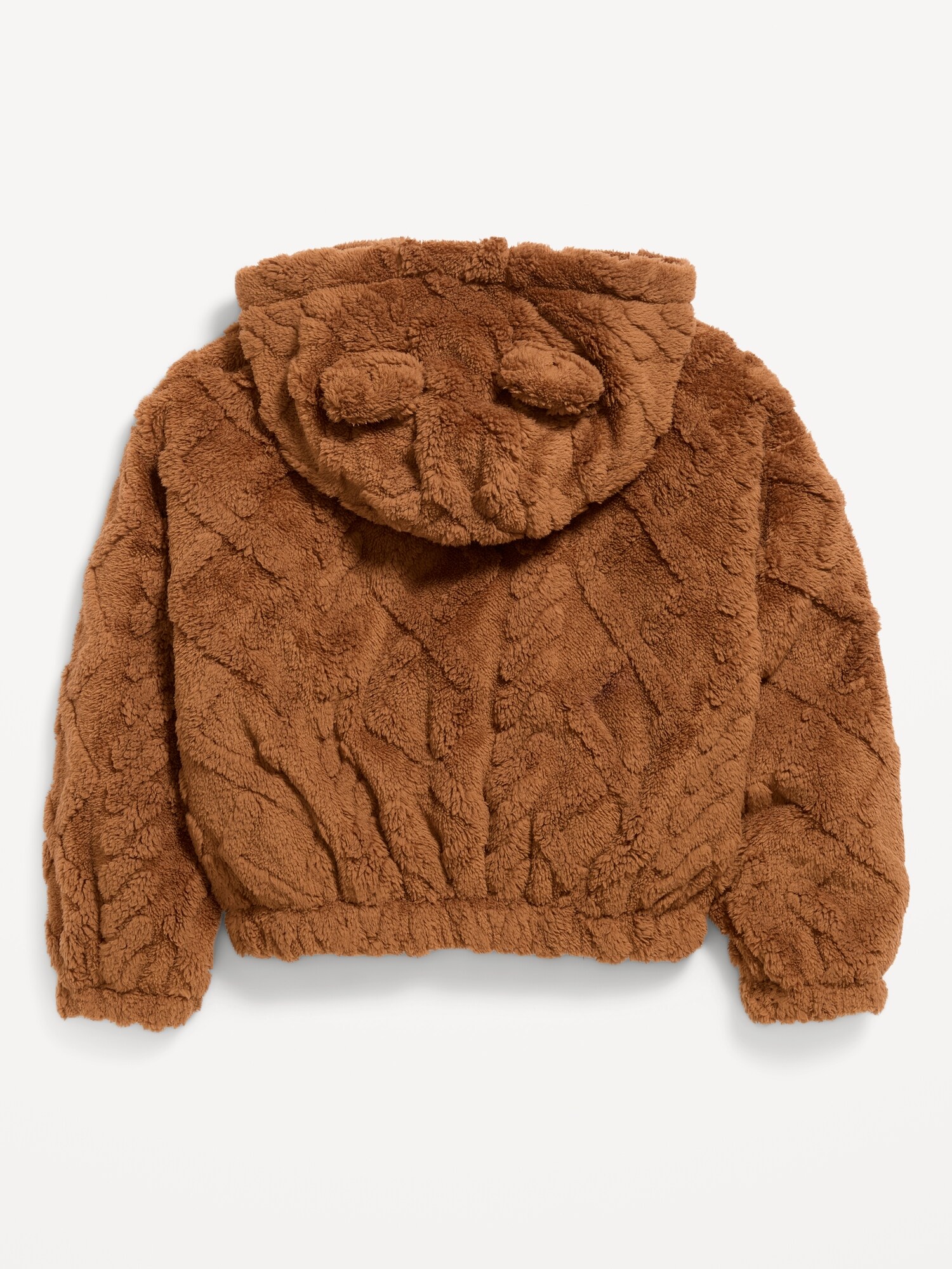 Детское худи Old Navy Critter оверсайз на молнии для девочек, цвет: Horsing Around — фото 3