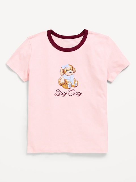 Short-Sleeve Graphic T-Shirt for Girls