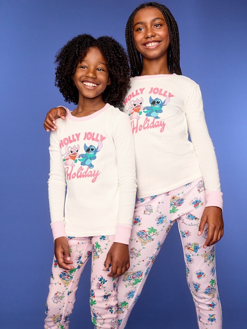 Old Navy x Disney Stitch & Angel Gender-Neutral Snug-Fit Pajama Set for Kids