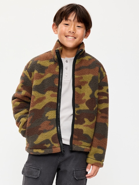 Sherpa Full-Zip Jacket for Boys