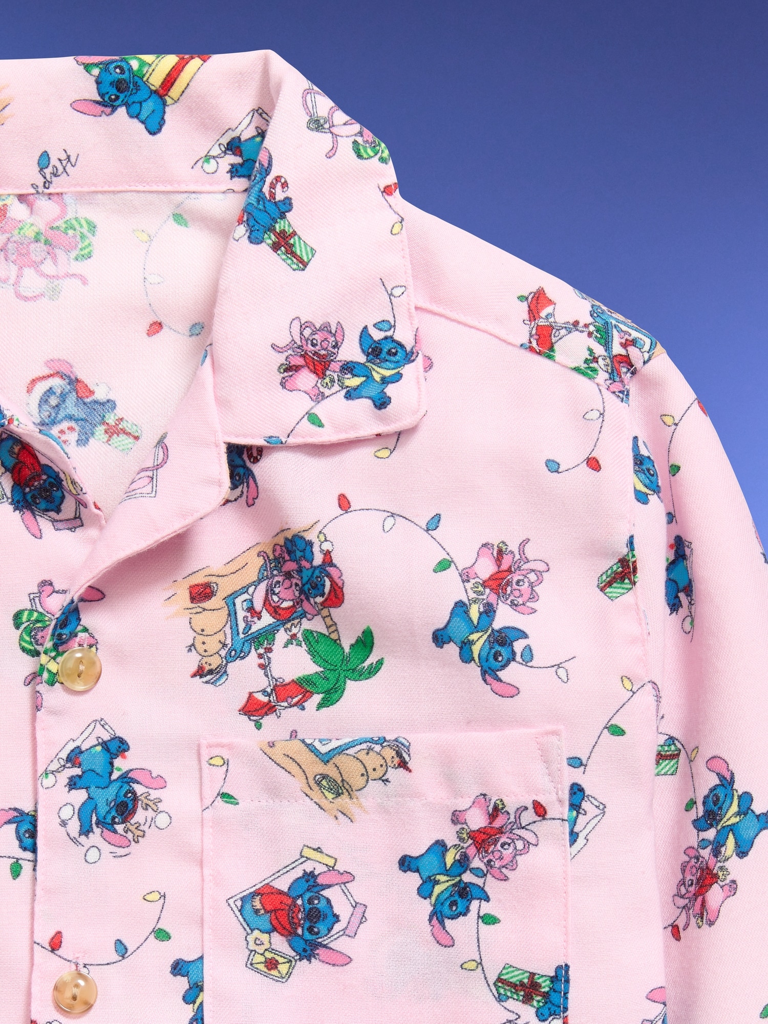 Old Navy x Disney Stitch & Angel Gender-Neutral Pajama Set for Kids