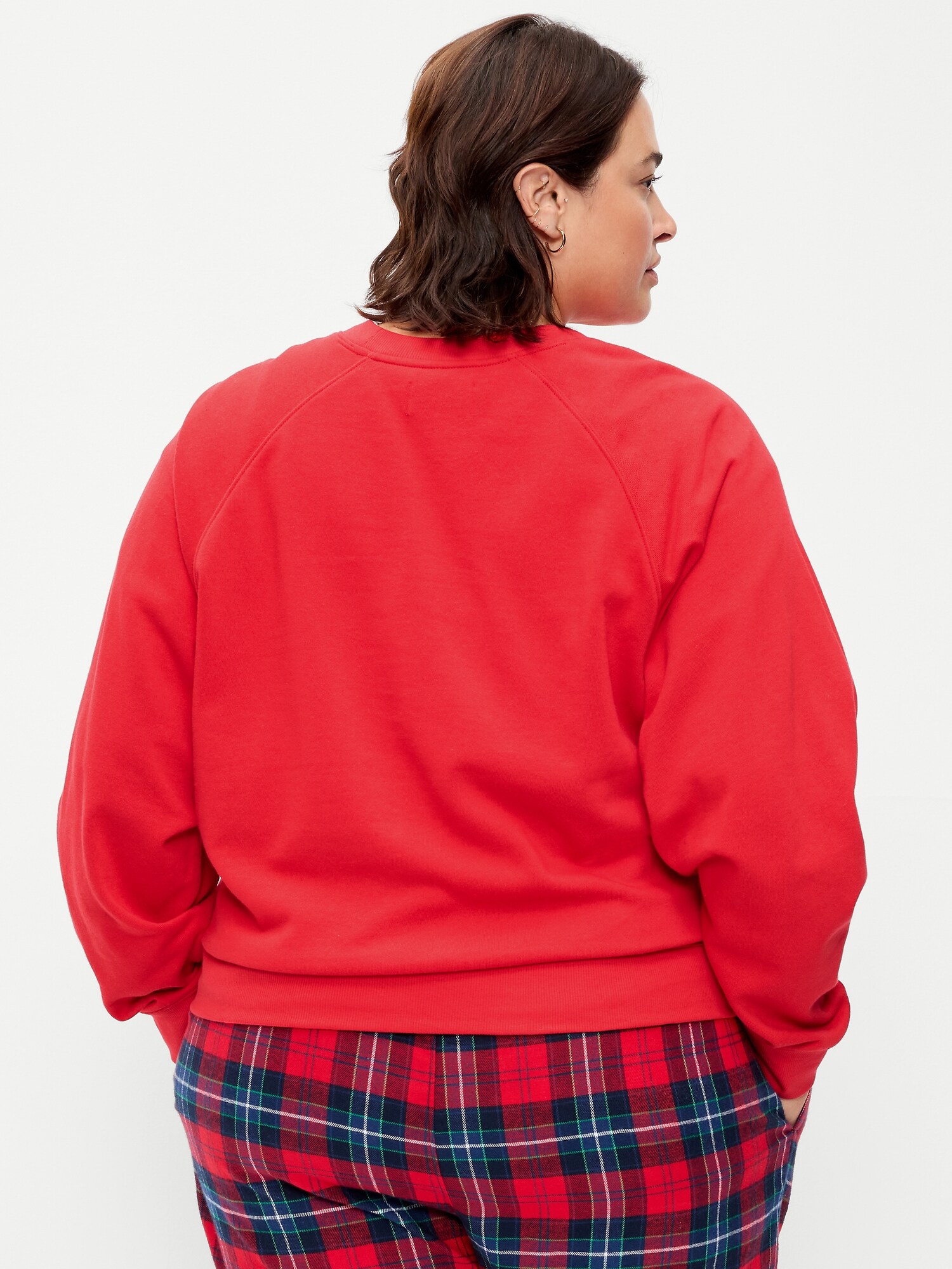 Женские толстовки Old Navy SoComfy Oversized Raglan, цвет: Amaryllis — фото 6