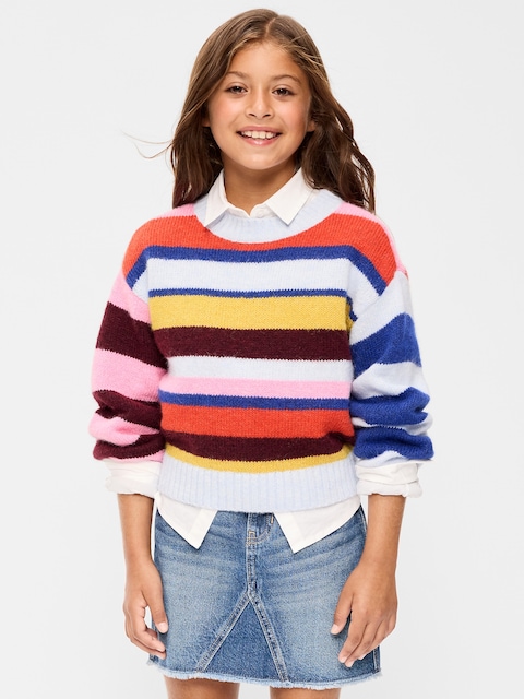 SoSoft Long-Sleeve Graphic Sweater for Girls