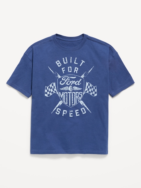 Ford™ Oversized Gender-Neutral Graphic T-Shirt Kids