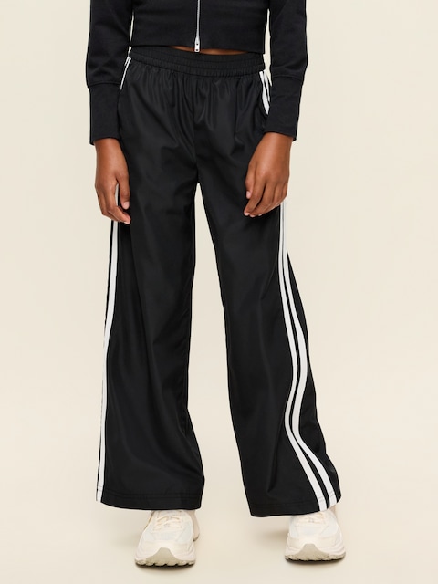 High-Waisted Track Pants for Girls