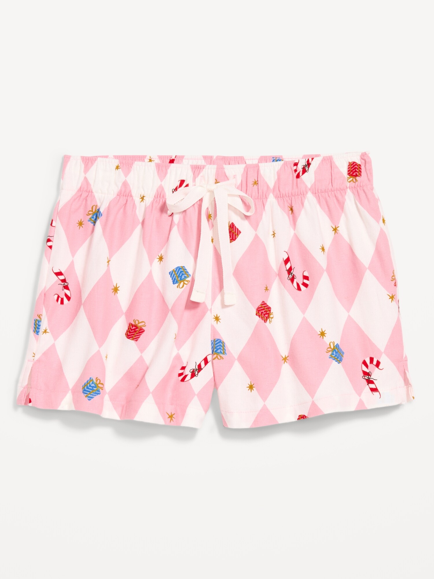 Пижамные шорты, боксеры, фланель — Old Navy, цвет: Checkered Candy Canes (Match The Fam!) — фото 2