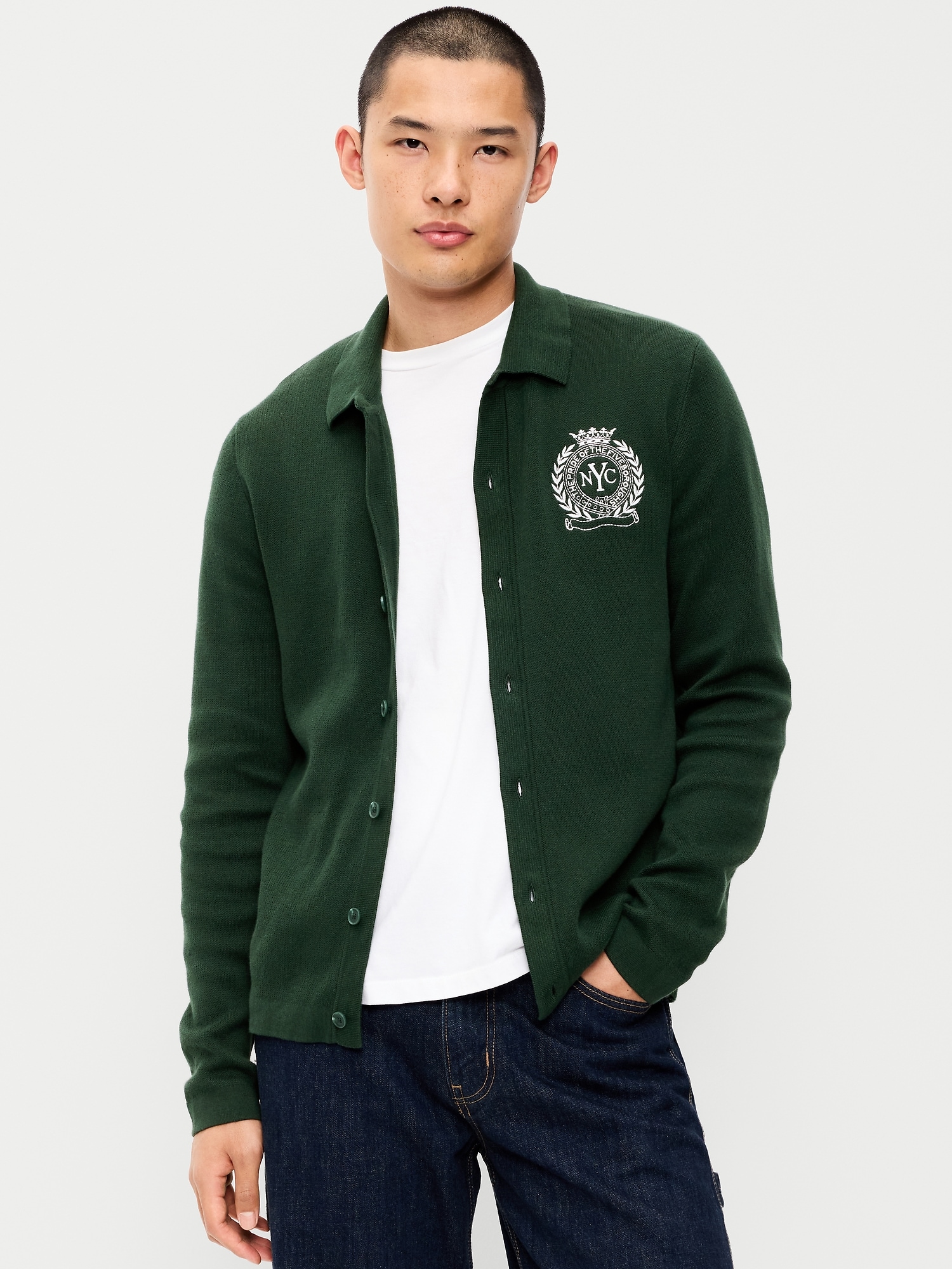 Long-Sleeve Sweater Shirt