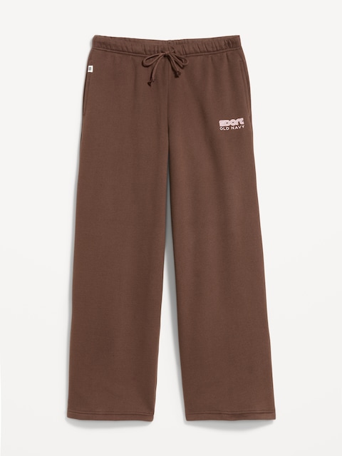 High-Waisted Baseline Fleece Wide-Leg Sweatpants