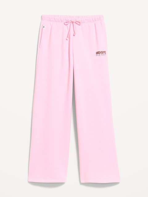 High-Waisted Baseline Fleece Wide-Leg Sweatpants