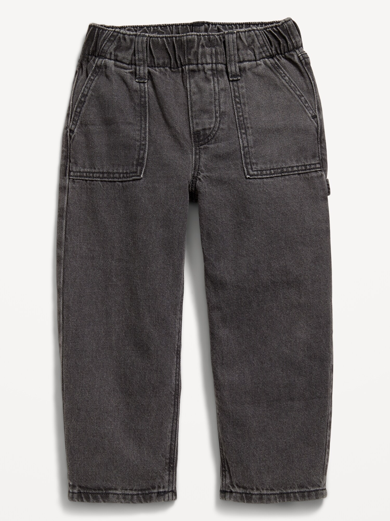 Джинсы карго Old Navy Super Baggy Barrel-Leg для мальчиков-малышей, цвет: Чёрный варёный — фото 3