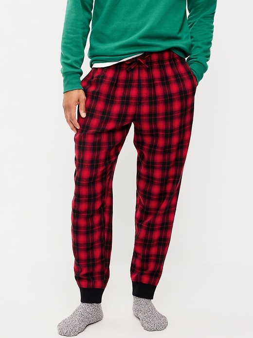 Flannel Pajama Joggers for Men