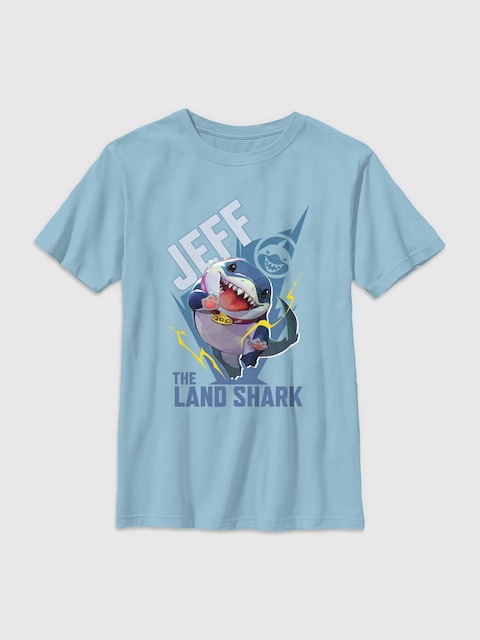 Marvel Rivals Jeff The Landshark Graphic T-Shirt for Kids