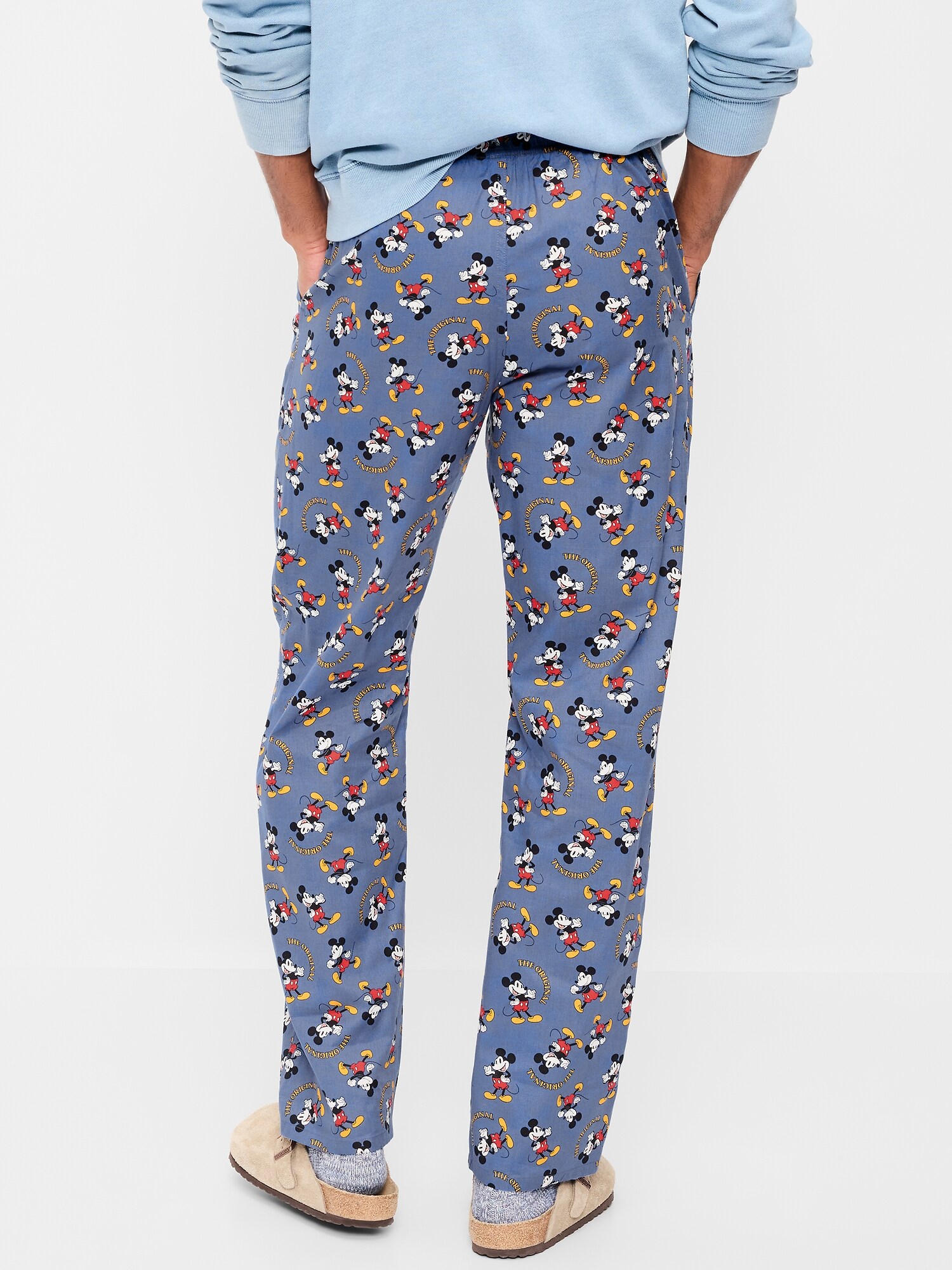 Мужские пижамные брюки Old Navy x Disney из поплина, цвет: Mickey Mouse — фото 2
