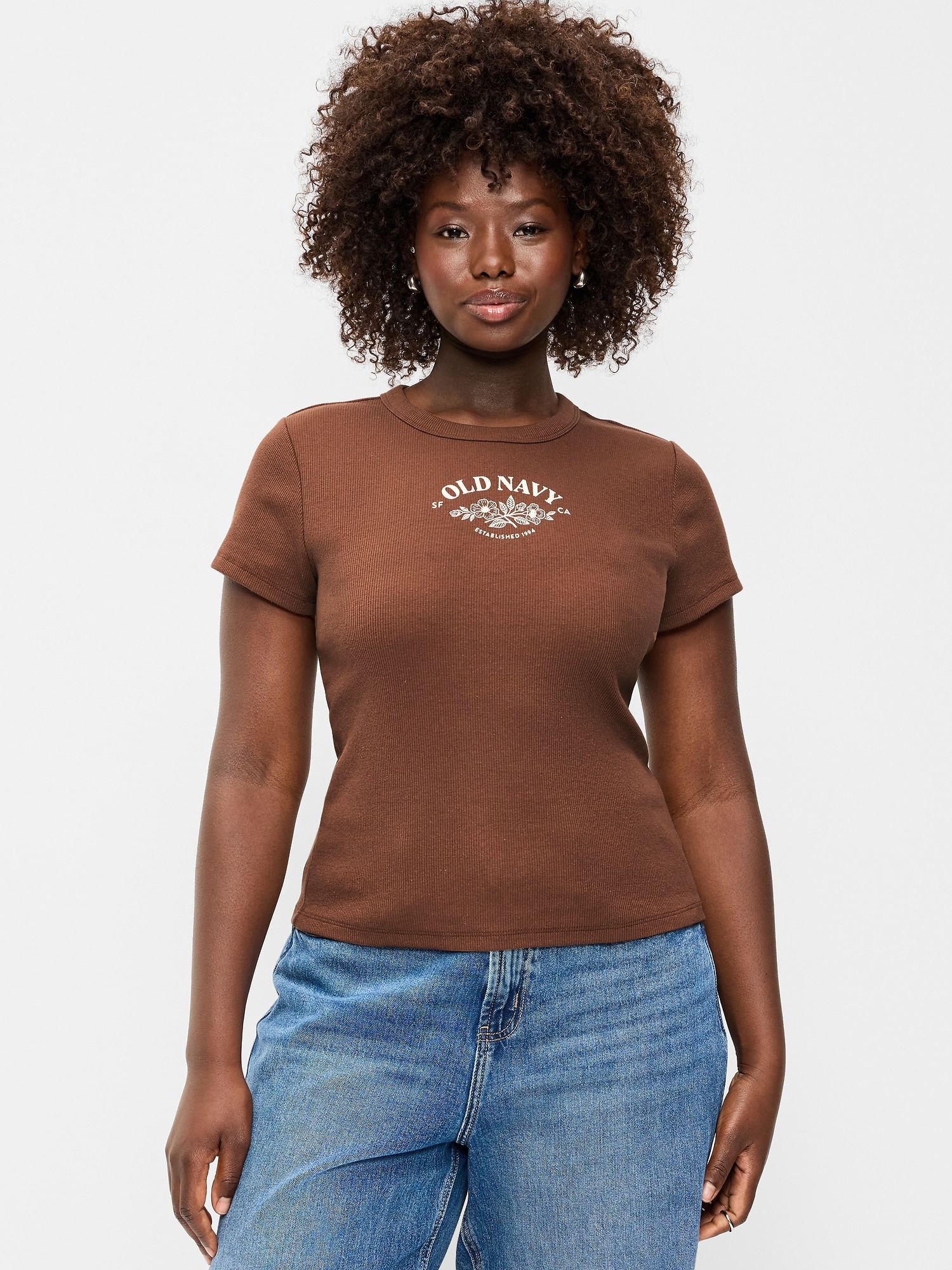 Snug Graphic Ribbed T-Shirt