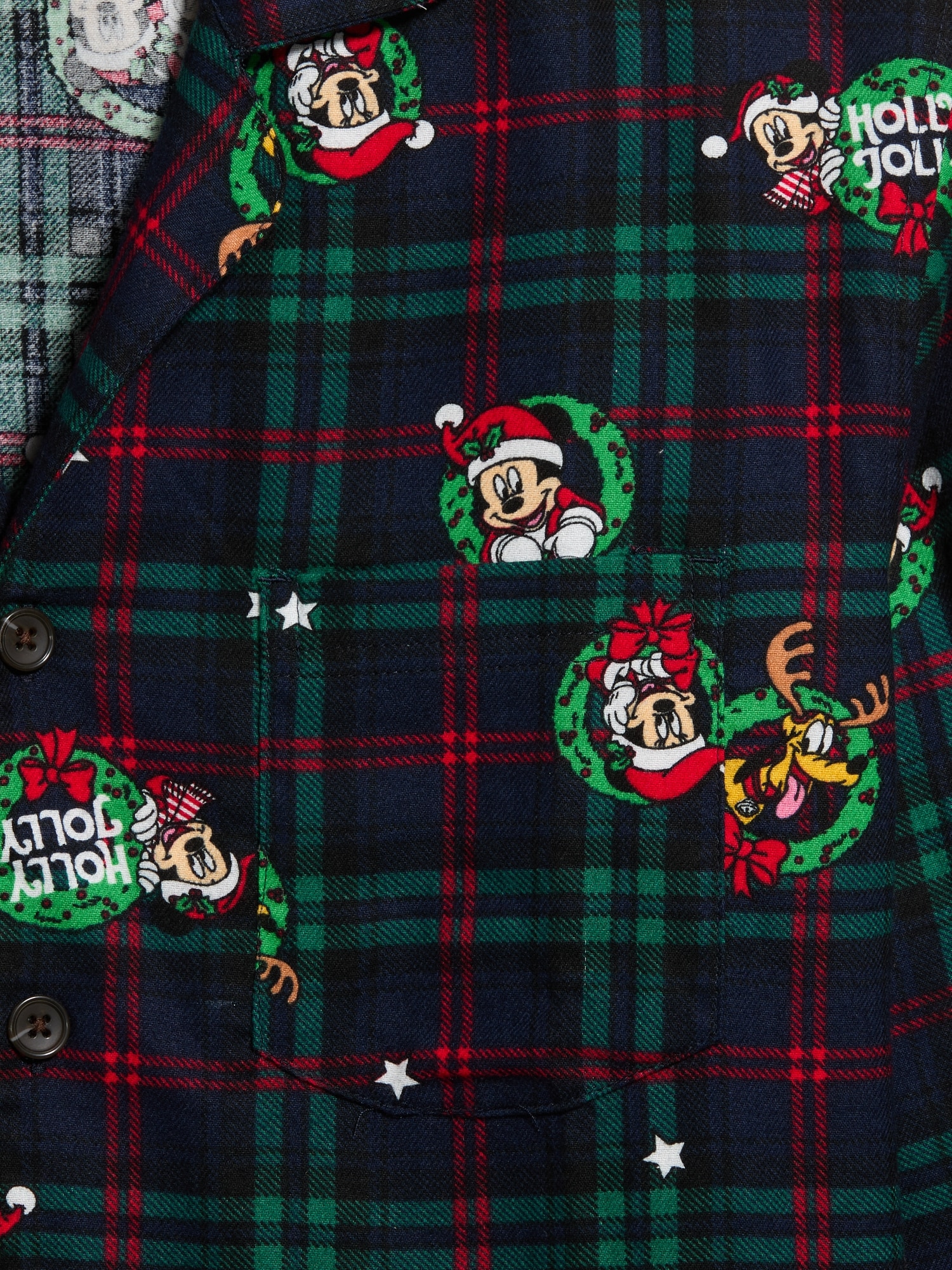 Old Navy x Disney Flannel Pajama Set for Men