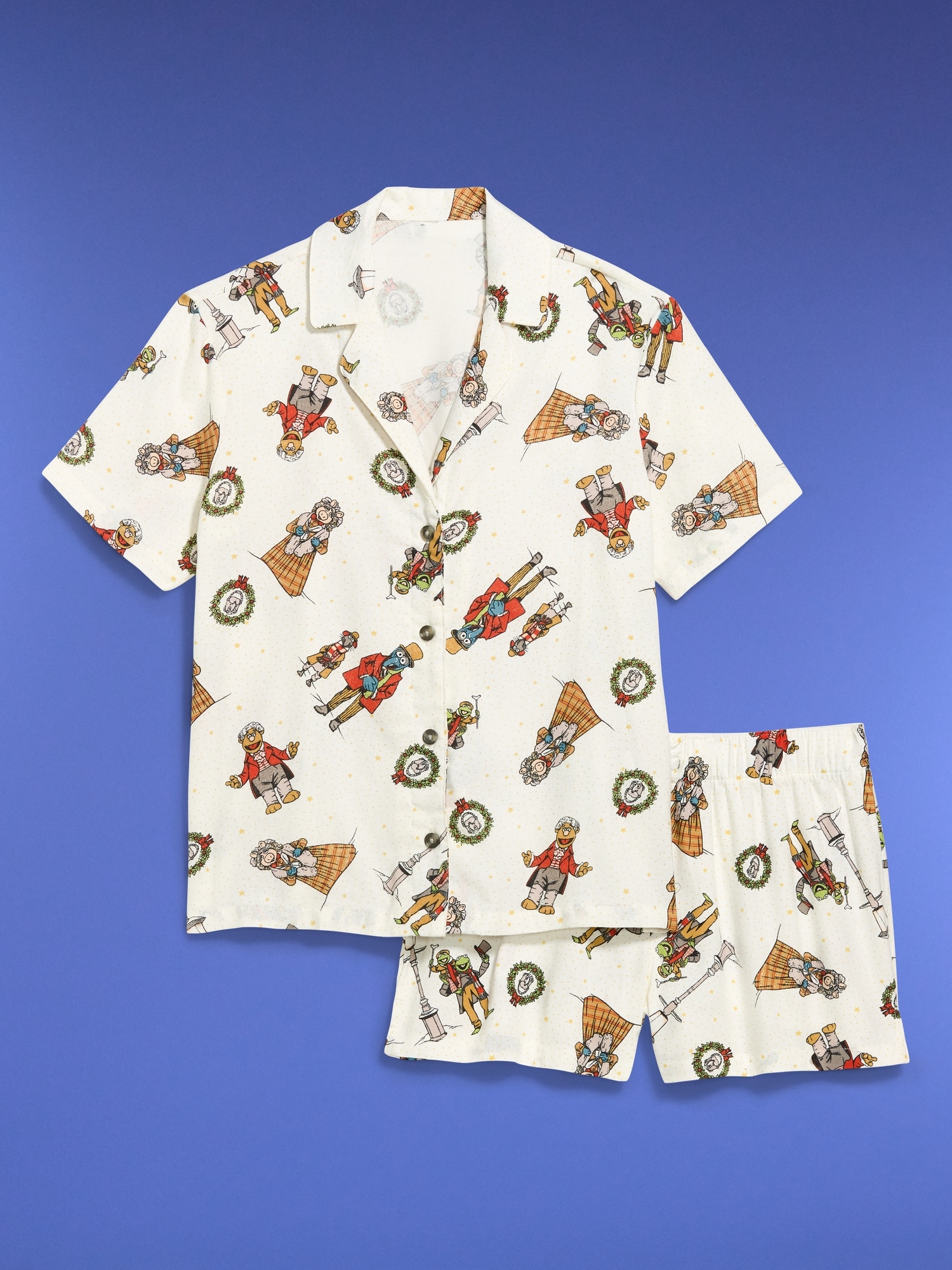 Old Navy x Disney Muppets Flannel Pajama Shorts Set for Women