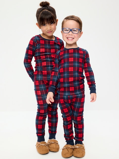 Printed Snug-Fit Pajama Set for Toddler & Baby