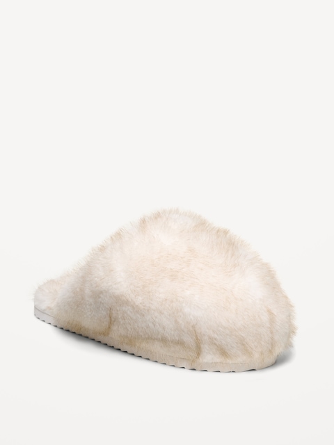 Faux-Fur Slippers for Women