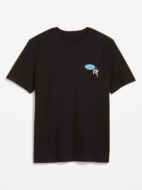 Soft-Washed Crew-Neck Graphic T-Shirt