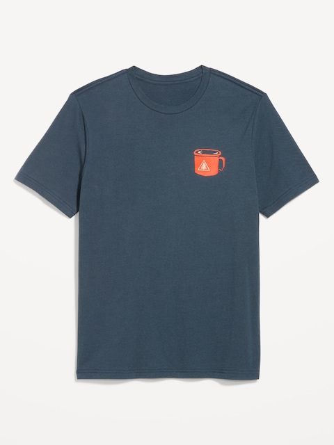 Soft-Washed Crew-Neck Graphic T-Shirt