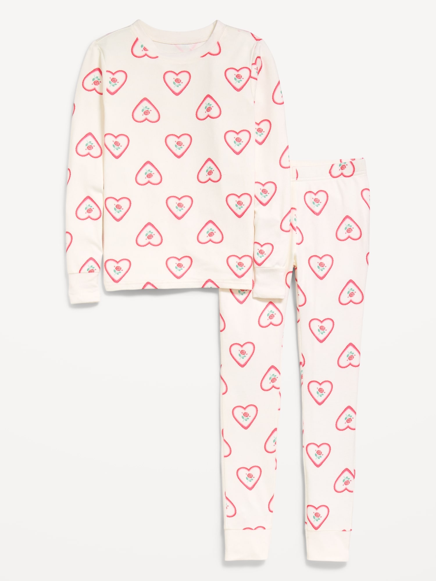 Printed Snug-Fit Pajama Set for Girls