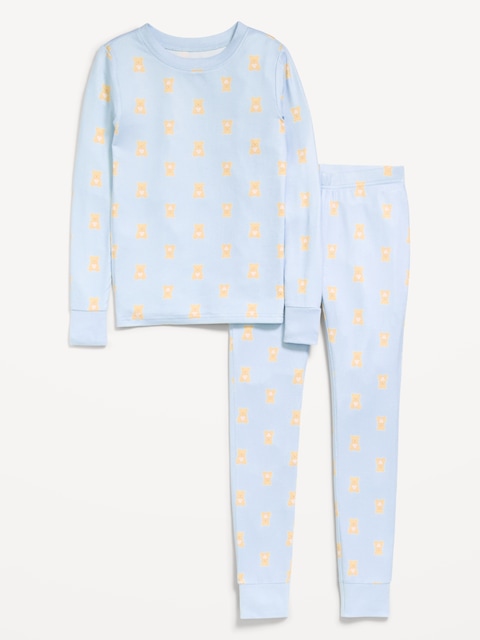 Printed Snug-Fit Pajama Set for Girls