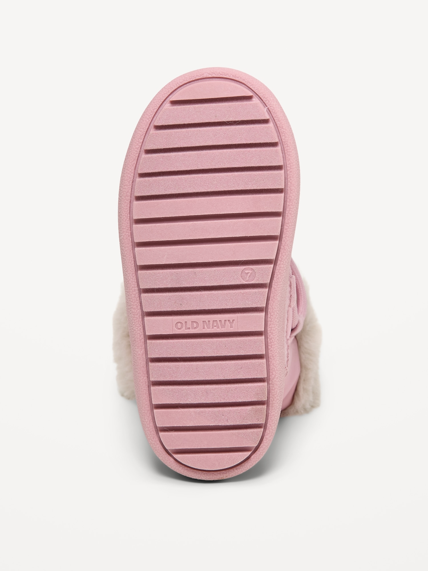Faux-Fur Trim Lace-Up Boots for Toddler Girls