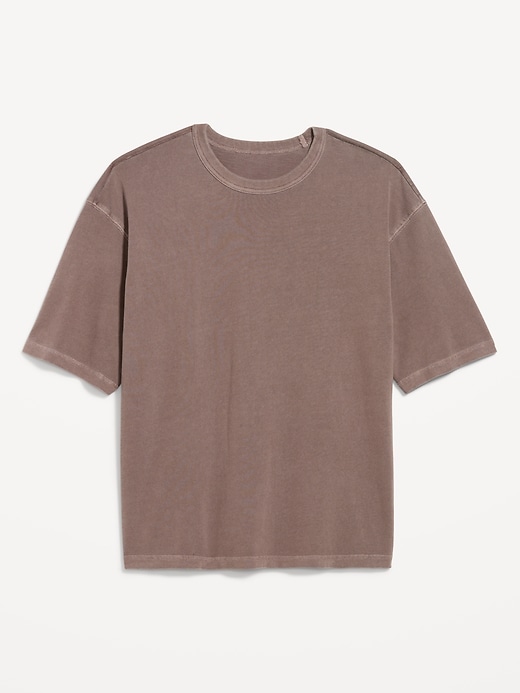 Garment-Dyed Heavyweight Cropped T-Shirt