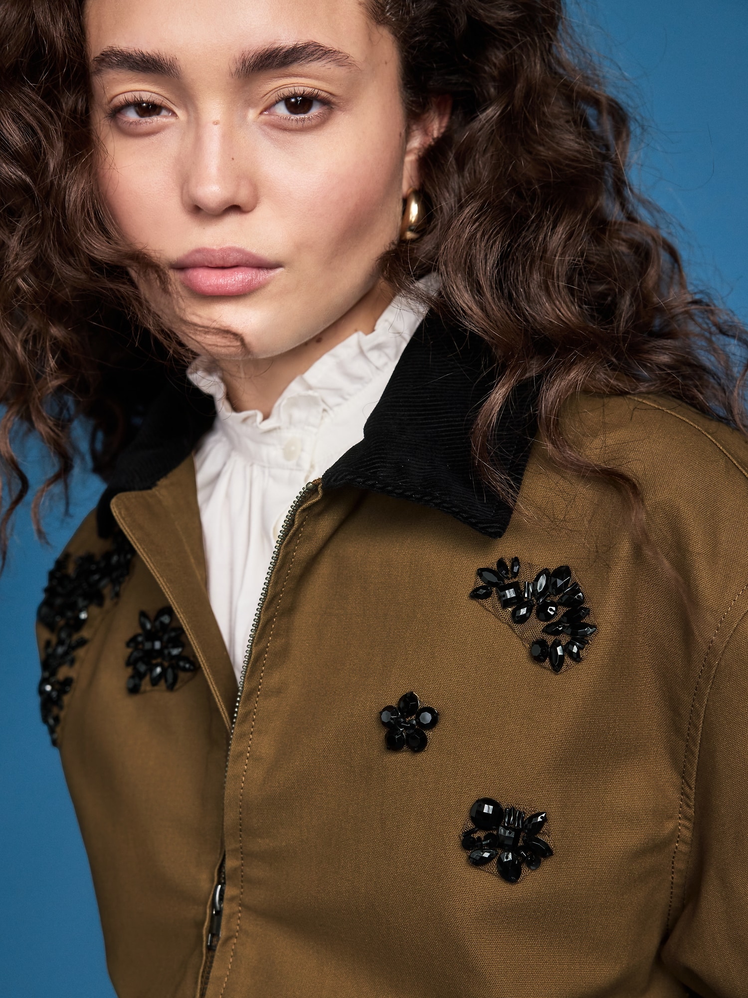 Old Navy x Altuzarra Embellished Bomber Barn Jacket