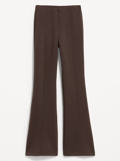 High-Waisted Bounce Fleece Flare-Leg Sweatpants