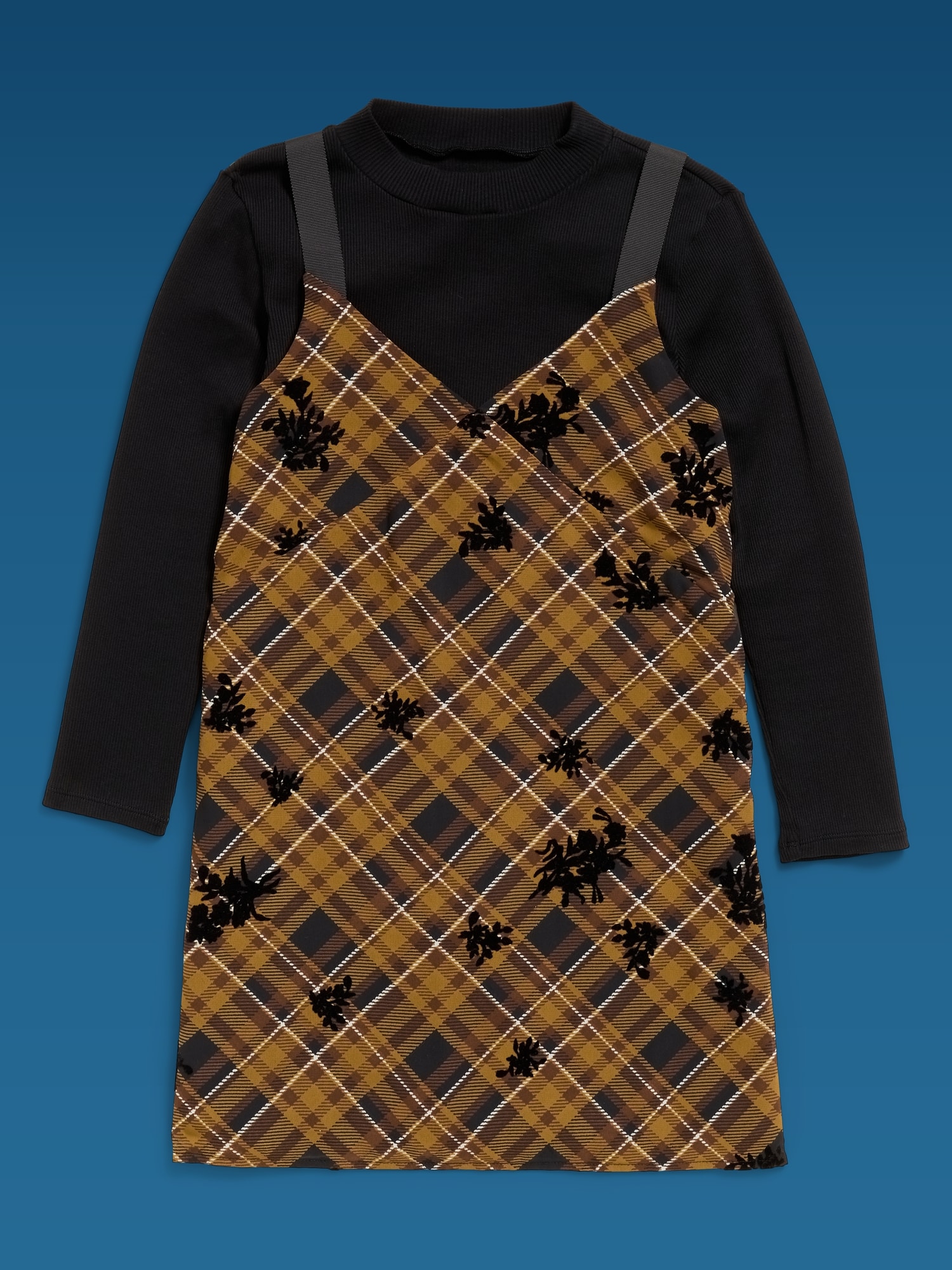 Old Navy x Altuzarra Mock-Neck & Plaid Dress Set for Girls