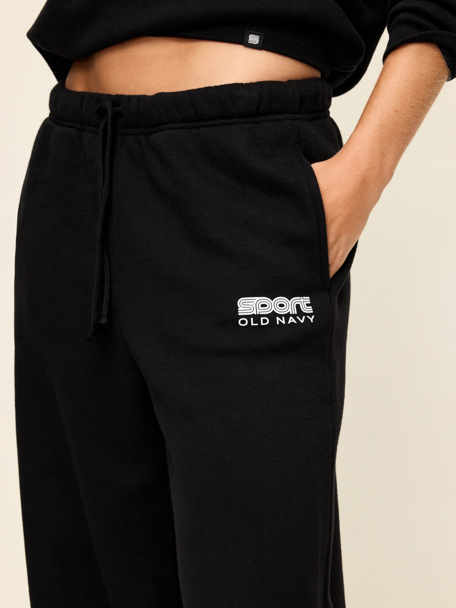 High-Waisted Baseline Fleece Wide-Leg Sweatpants