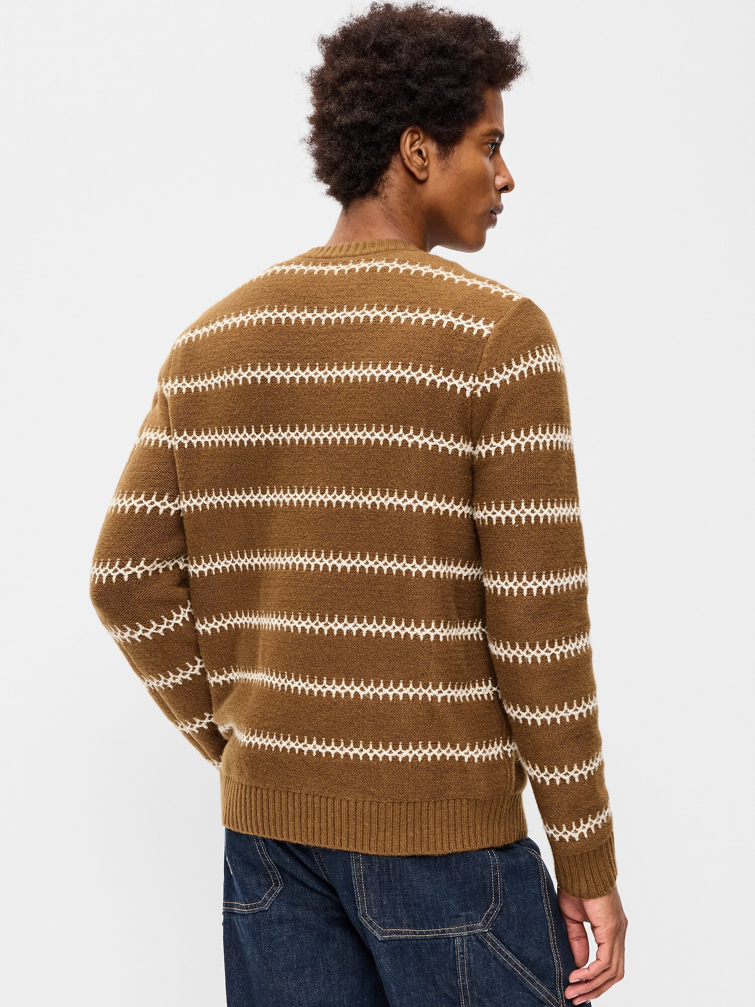 Мужской свитер Old Navy SoSoft Crew-Neck, цвет: Bourbon — фото 2