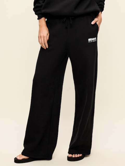 High-Waisted Baseline Fleece Wide-Leg Sweatpants
