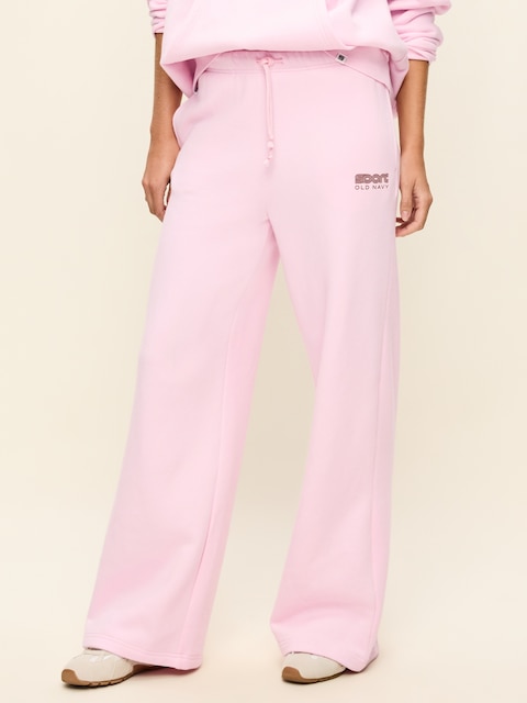 High-Waisted Baseline Fleece Wide-Leg Sweatpants