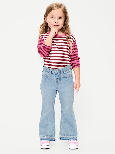 High-Waisted Flare-Leg Jeans for Toddler Girls