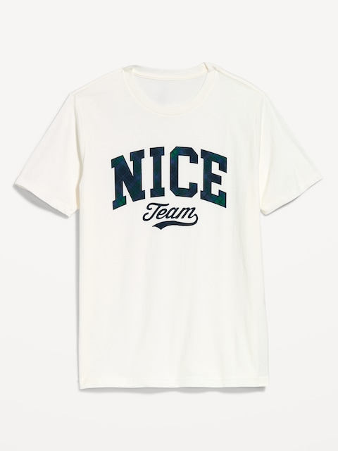 Crew-Neck Graphic T-Shirt