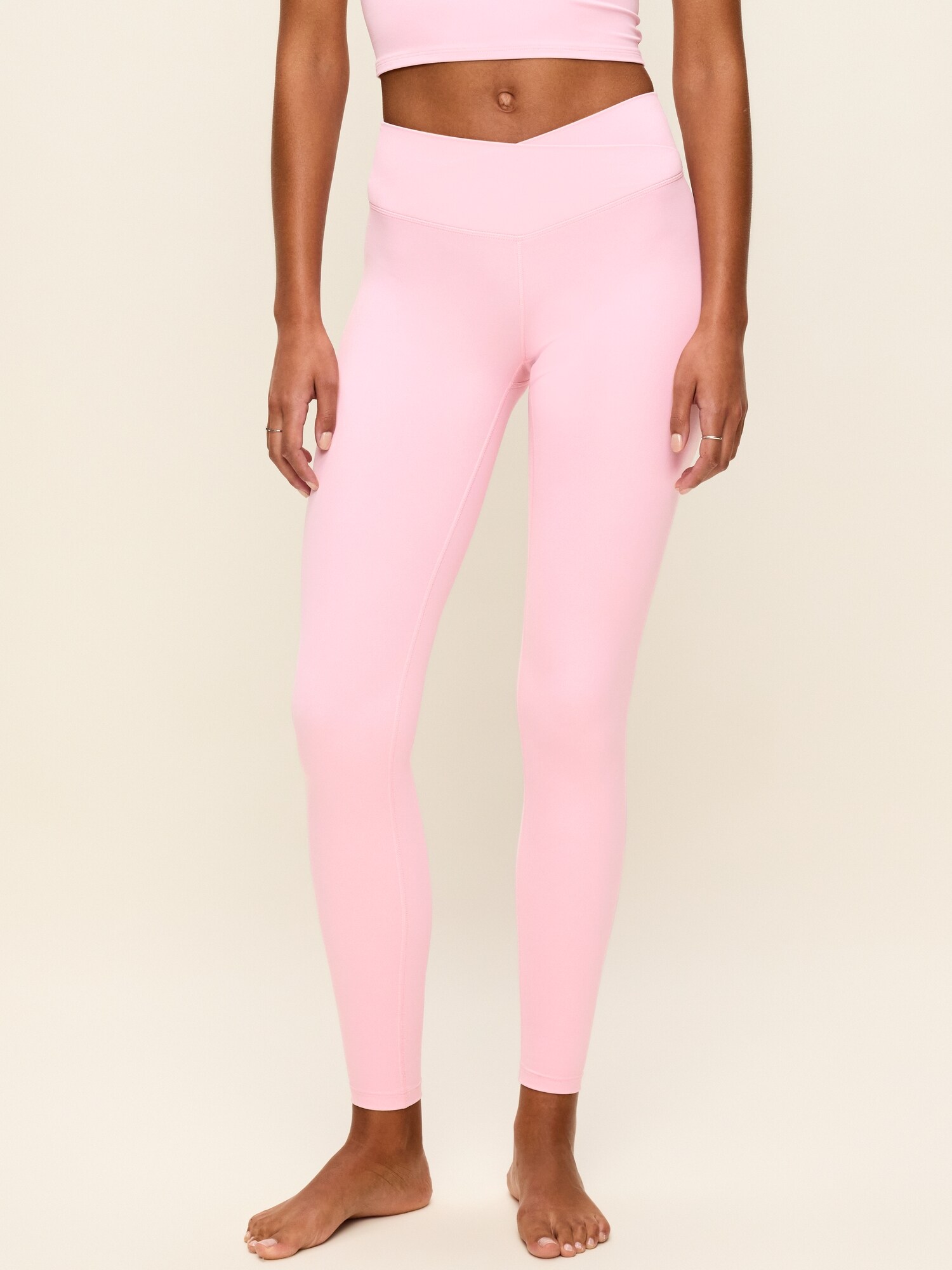 Женские леггинсы Old Navy Crossover-Waist StudioSmooth Full-Length Legging, цвет: Bergamot — фото 5