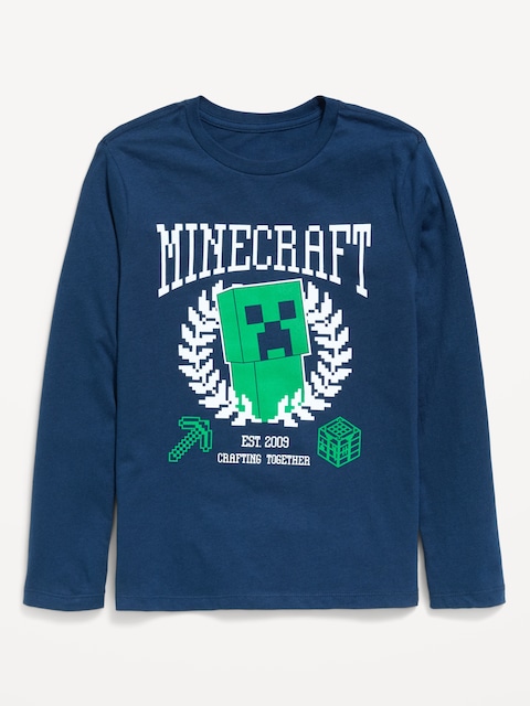 Minecraft™ Gender-Neutral Graphic T-Shirt for Kids