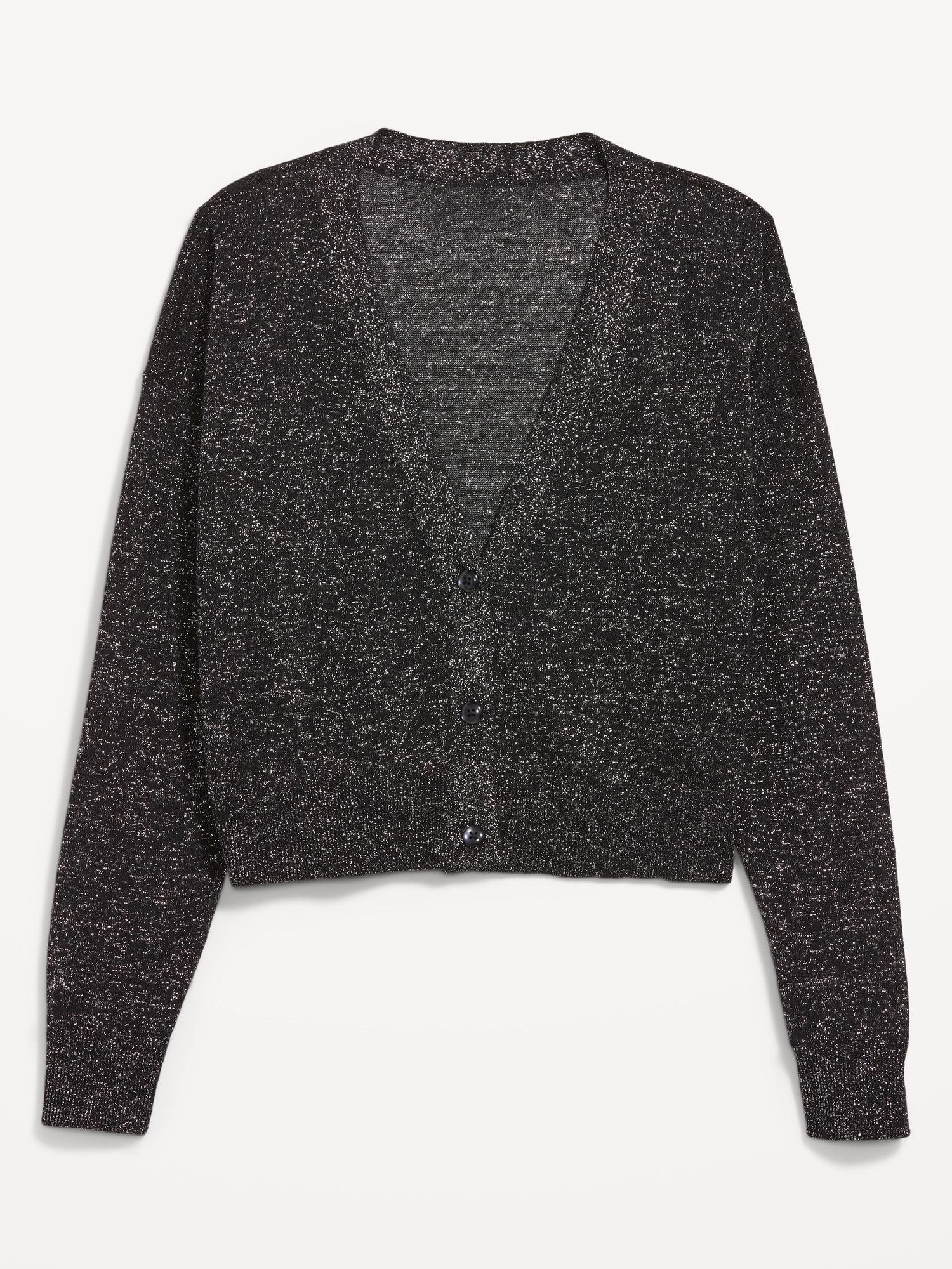 Shine V-Neck Cropped Cardigan