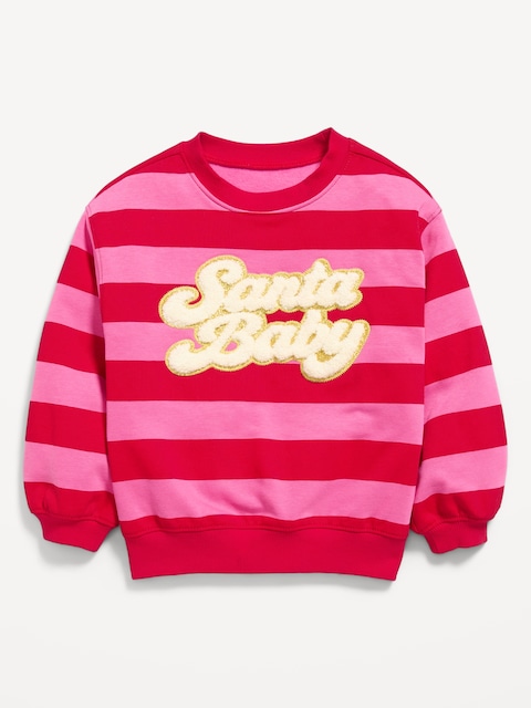 Long-Sleeve Graphic Sweatshirt for Toddler Girls