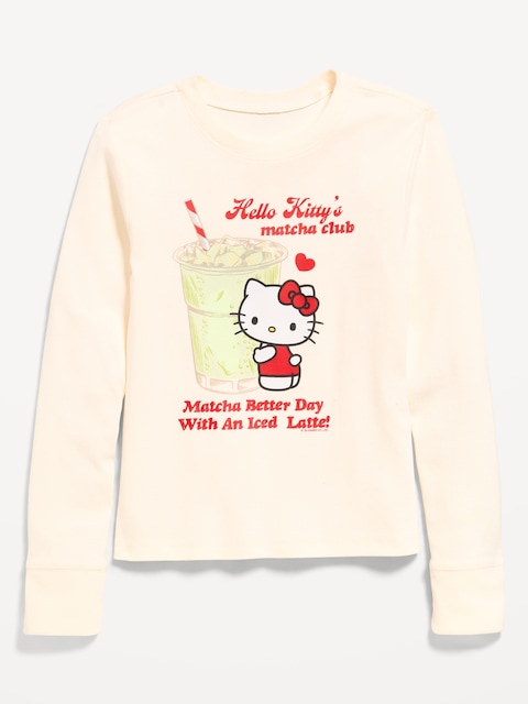 Hello Kitty® Long-Sleeve Graphic T-Shirt for Girls
